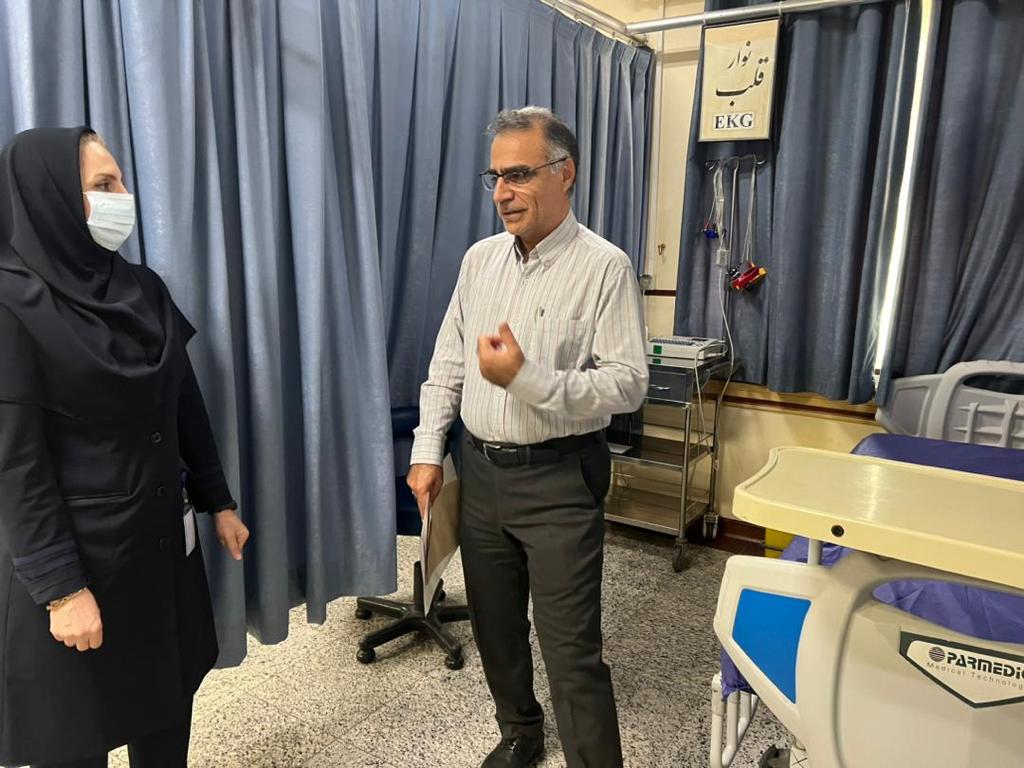 بازدید از بیمارستان کیش 3