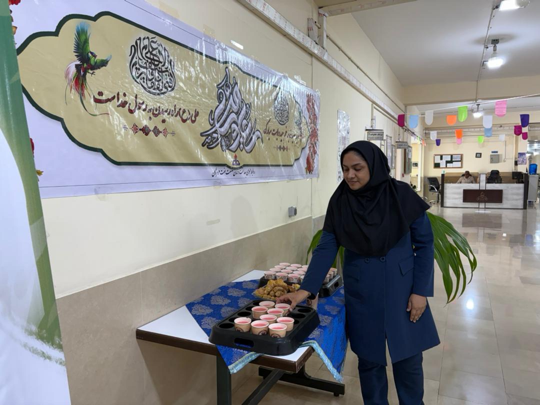 غدیر توزیع شیرینی