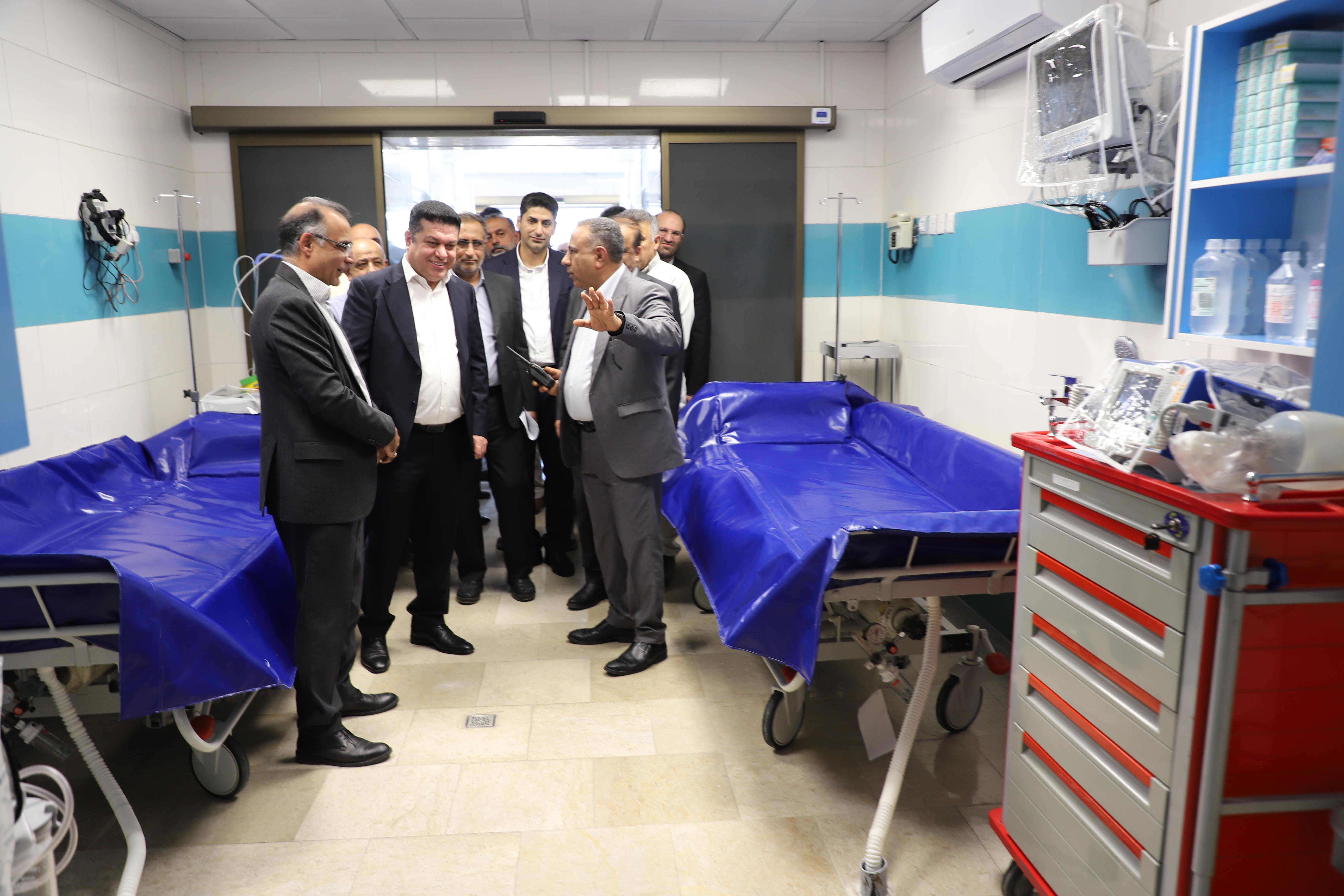 افتتاح بخش سوختگی