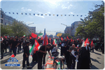 حضور کارکنان بهداشت و درمان صنعت نفت هرمزگان در آیین تشییع رهبر شهید انقلاب اسلامی + گزارش تصویری